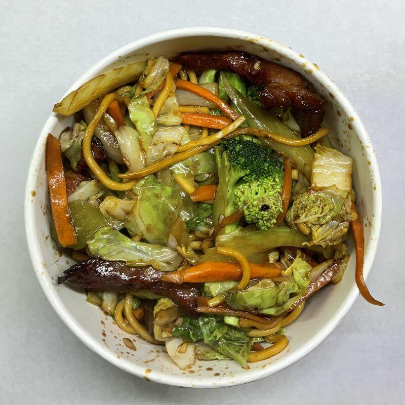 Roast Pork Pan Fried Noodle